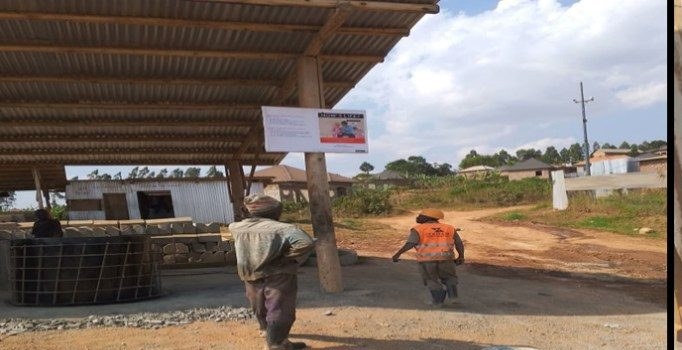 Information, education and communication materials displayed at a community outreach